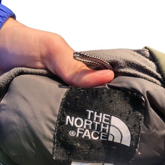 Vintage The North Face Hyvent Goose Down Jacket Large Green - Picture 10 of 16